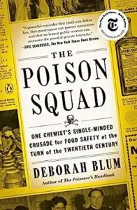 A poster of the poison squad in yellow and white